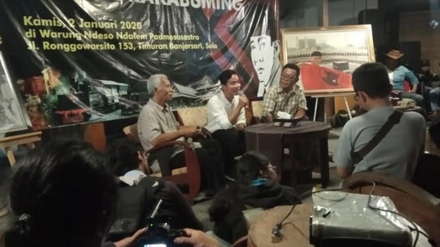 acara sarasehan di Ndalem Padmosusastran. (Tara Wahyu)