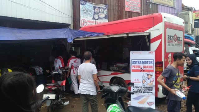 Bengkel gratis Honda Foto: dok. AHM