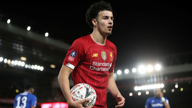 Curtis Jones, gelandang muda Liverpool. Foto: Reuters/Phil Noble