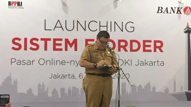 Kepala Badan Pelayanan Pengadaan Barang Jasa Provisi DKI, Blessmiyanda. Foto: Efira Tamara Thenu/kumparan 