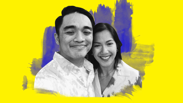 Dipa Barus dan istri foto: infografik:Maulana Saputra/Kumparan