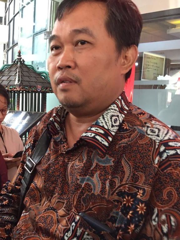 Koordinator Maki, Boyamin, di kantor Kejaksaan Agung, Jakarta, Senin (6/1). Foto: Abyan Faisal/kumparan