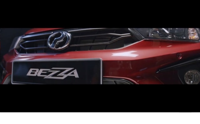 Desain grille depan Perodua Bezza Facelift. Foto: Dok. YouTube Perodua