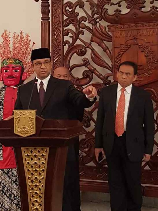 Gubernur DKI Jakarta Anies Baswedan di Balai Kota, Rabu (8/1). Foto: Efira Tamara Thenu/kumparan