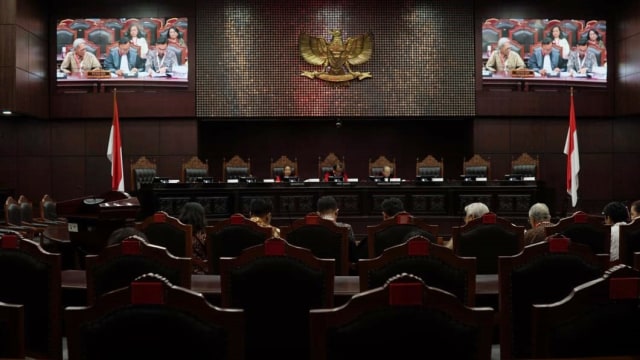 Sidang Uji Materi UU KPK di Mahkamah Konstitusi, Jakarta, Rabu (8/1/2020). Foto: Jamal Ramadhan/kumparan 