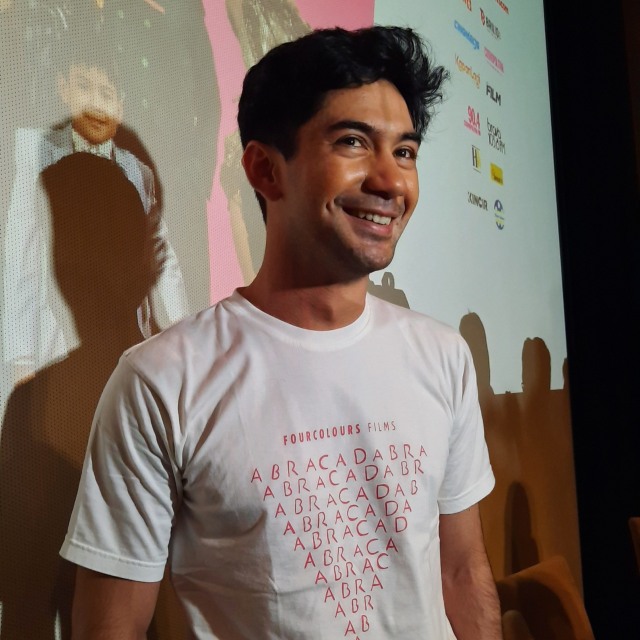 Reza Rahadian di XXI Plaza Indonesia, Jakarta Pusat, Rabu (8/1). Foto: Maria Gabrielle Putrinda/kumparan