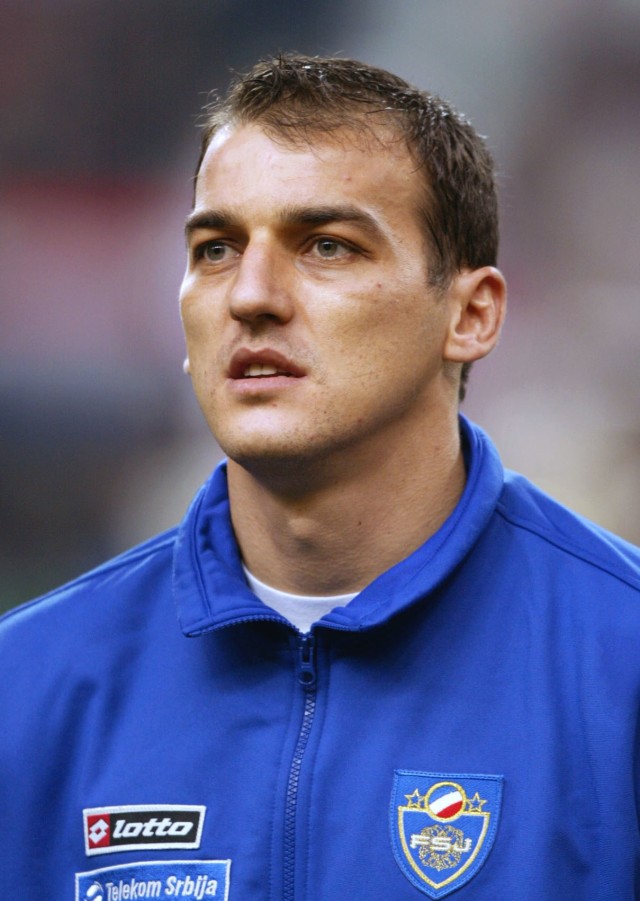 Darko Kovacevic bersama Timnas Serbia-Montenegro. Foto: AFP/Damian Meyer