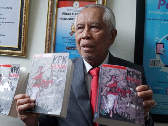 Oc Kaligis di Pengadilan Negeri Jakarta Selatan, Kamis (9/1). Foto: Helmi Afandi Abdullah/kumparan