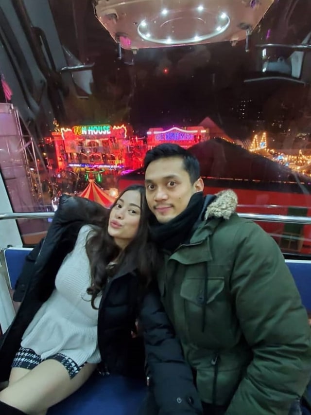Angie 'Virgin' dan suaminya, Habibi Syaaf Foto: Instagram/angie_virgin
