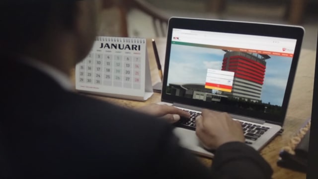 P\Petugas pelaporan LHKPN, Jumat (10/1). Foto: Dok. Humas KPK