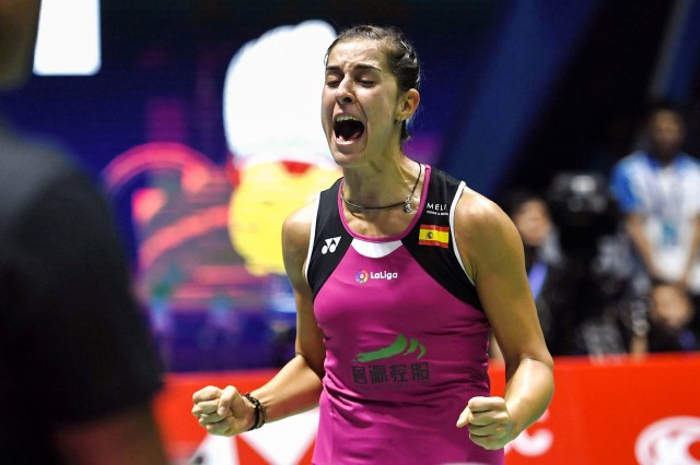 Carolina Marin. Foto: STR / AFP