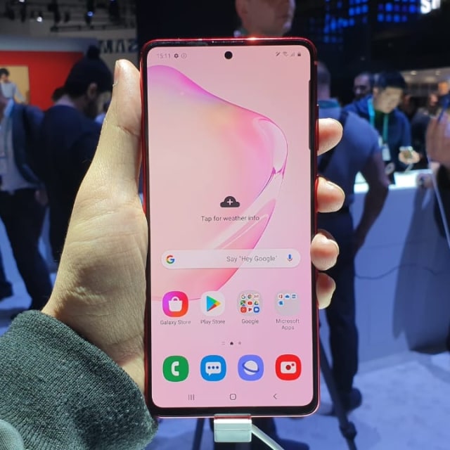 Samsung Galaxy Note 10 Lite. Foto: Muhammad Fikrie/kumparan