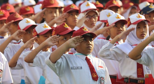 Ilustrasi anak sekolah. Dok. Basra