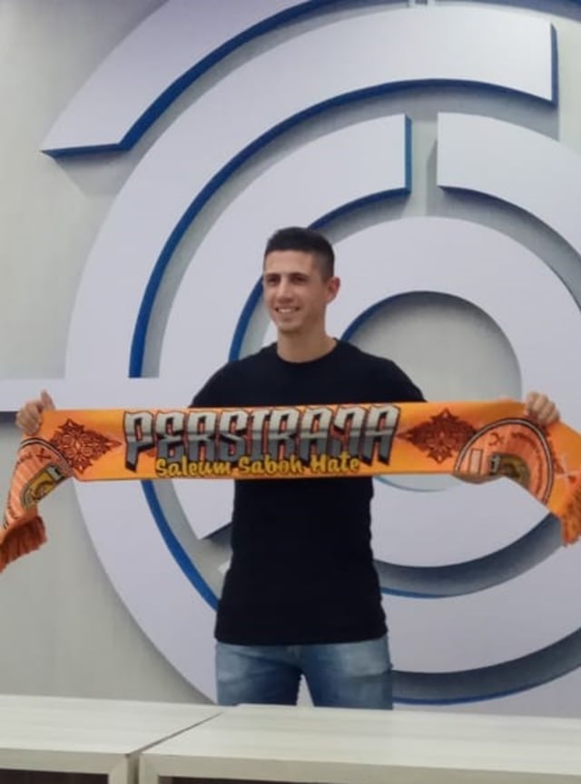 Bruno Dybal di Stadion Harapan Bangsa, Banda Aceh, Minggu (12/1) sore. Foto: Habil Razali/acehkini