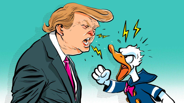 Ilustrasi Donald Trump. Foto: Dok: Indra Fauzi/kumparan.
