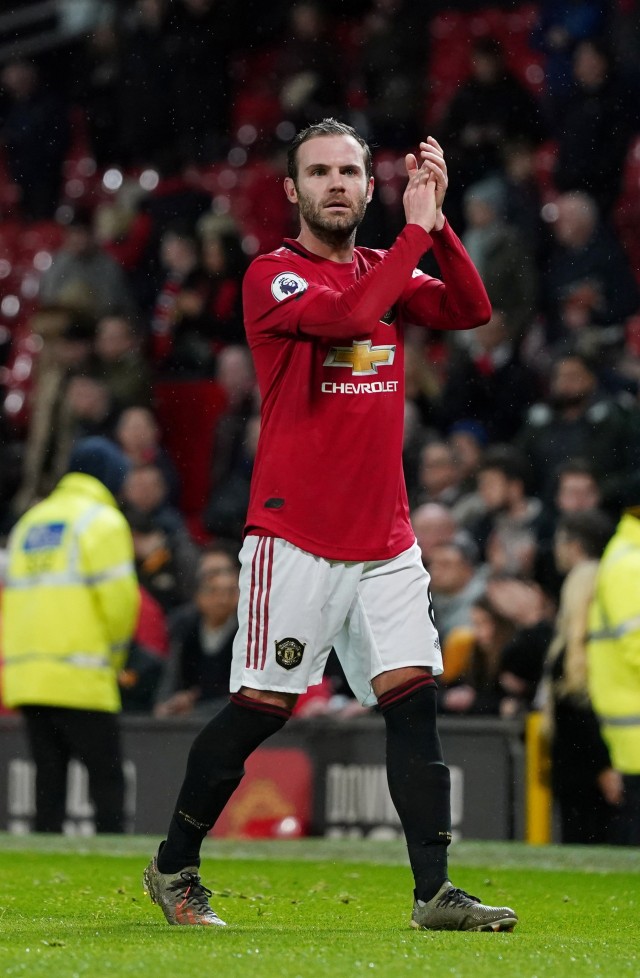 Juan Mata, pemain Manchester United. Foto: REUTERS/Jon Super
