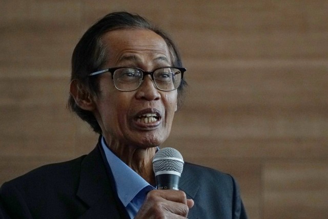 Anggota Dewan Pengawas Komisi Pemberantasan Korupsi (KPK) Artidjo Alkostar.
 Foto: Jamal Ramadhan/kumparan 