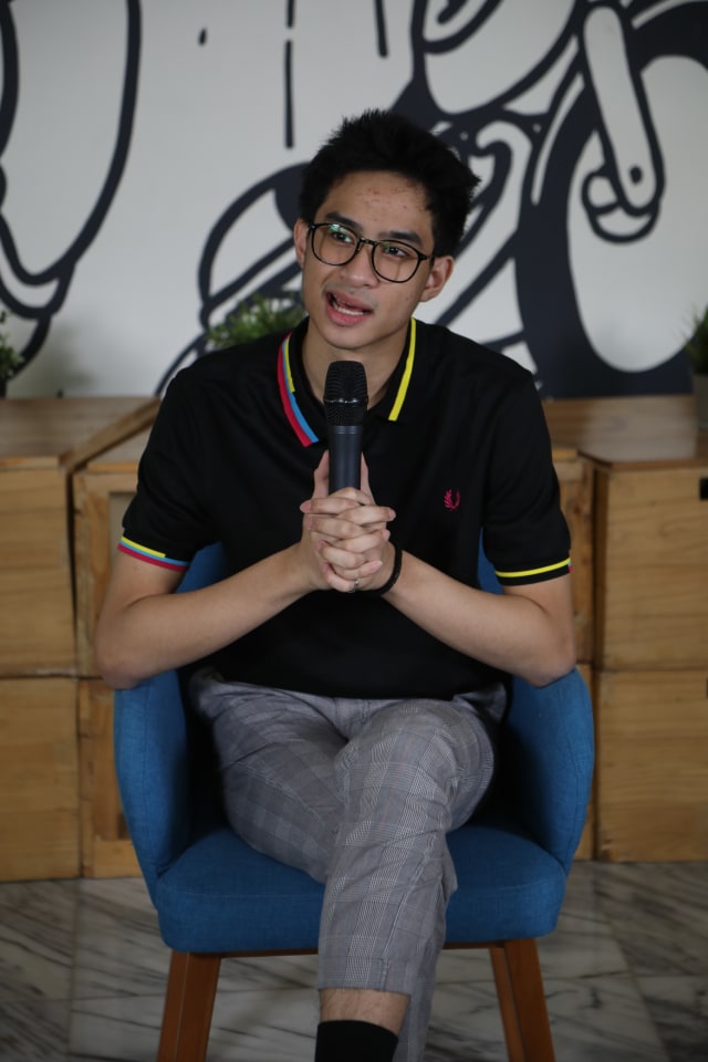 Devano Danendra saat berkunjung di kumparan. Foto: Irfan Adi Saputra/kumparan