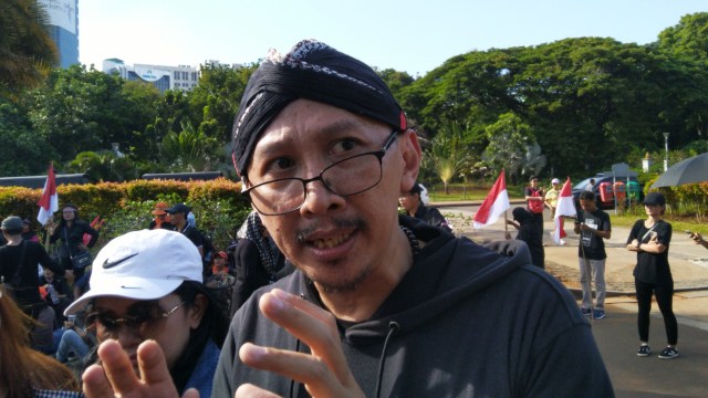 Permadi Arya alias Abu Janda. Foto: Fachrul Irwinsyah/kumparan