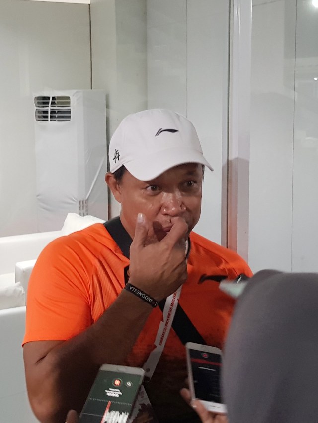 Pelatih ganda campuran Indonesia, Richard Mainaky. Foto: Ganesha Arif/kumparan 