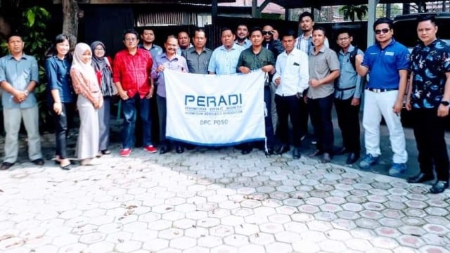 Pengurus DPC Peradi Poso masa Jabatan 2019-2024. Foto: Istimewa