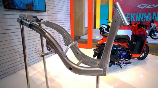 Sasis model eSAF pada Honda Genio Foto: dok. Istimewa