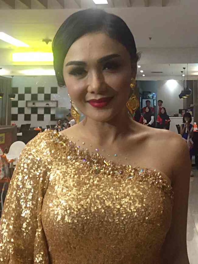 Yuni Shara di Acara Lucky New Year Lucky You, Mal Ciputra, Jakarta Barat, Rabu (15/1). Foto:  Giovanni/kumparan