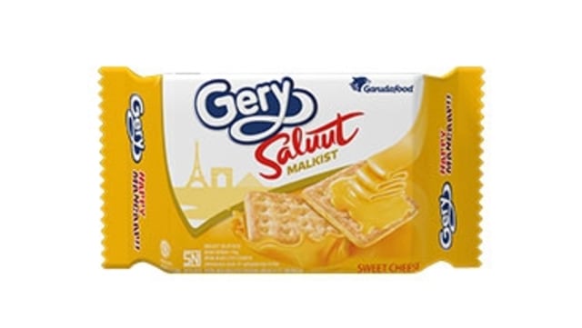 Gery Saluut Malkist rasa sweet cheese Foto: Dok. Garudafood