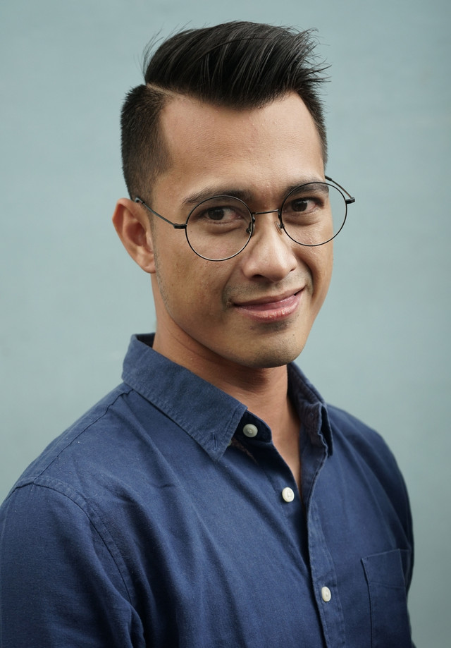 Eza Gionino saat ditemui di kawasan Tendean, Jakarta, Kamis, (16/1/2020). Foto: Ronny