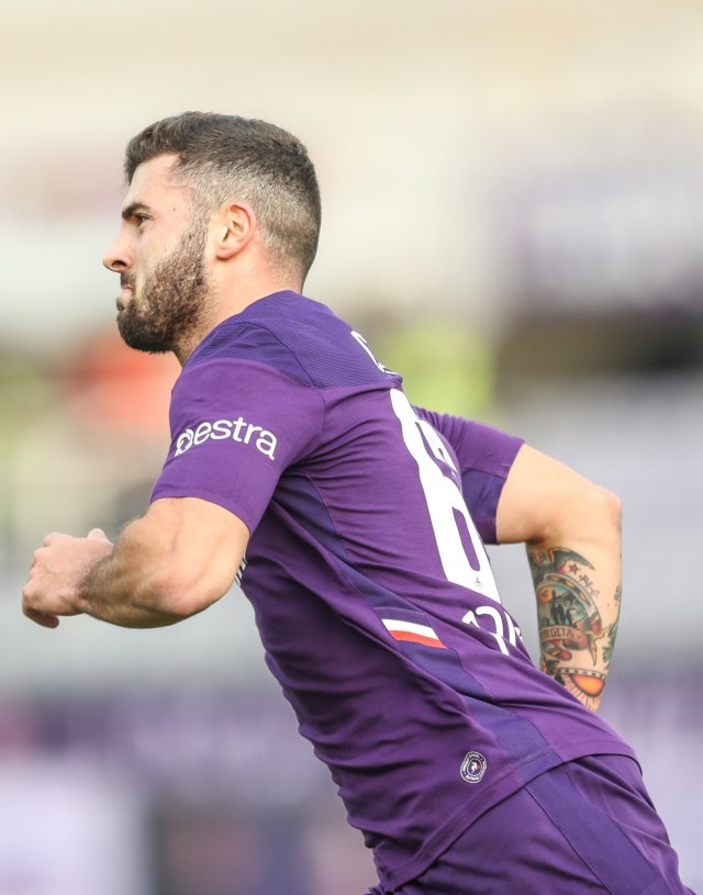 Patrick Cutrone memperkuat Fiorentina pada laga Coppa Italia melawan Atalanta. Foto: ACF Fiorentina