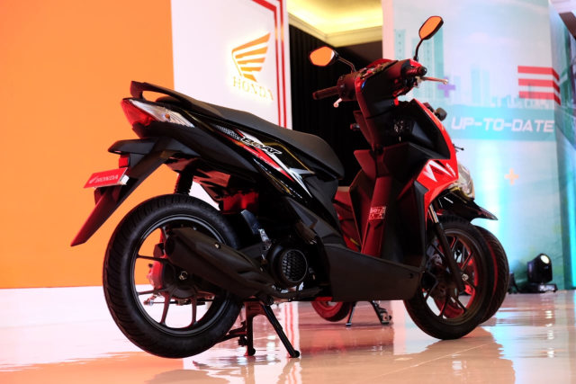 AHM meluncurkan Honda BeAT terbaru, Kamis (16/1).
 Foto: Bangkit Jaya Putra