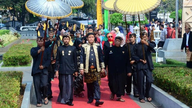 Kirab Keraton Djipang di Blora, Jawa Tengah. Foto: Facebook/Pra Arya Jjipang II