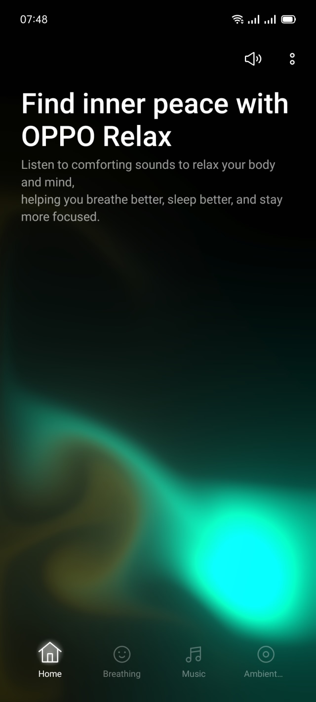 Fitur Oppo Relax di ColorOS 7. Foto: Dok. Oppo