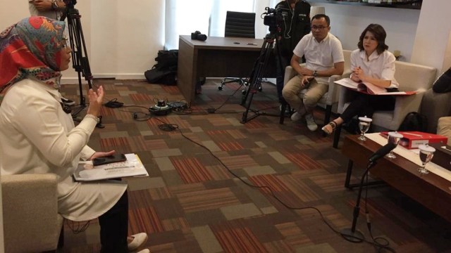 Putri Wapres Ma'ruf Amin Siti Nur Azizah mengikuti seleksi Calon Walkot Tangsel partai PSI. Foto: Paulina Herasmaranindar/kumparan