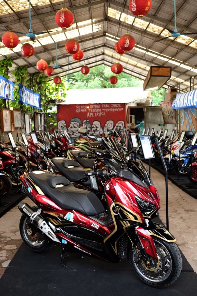 Modifikasi Yamaha XMAX Foto: Bangkit Jaya Putra/kumparan