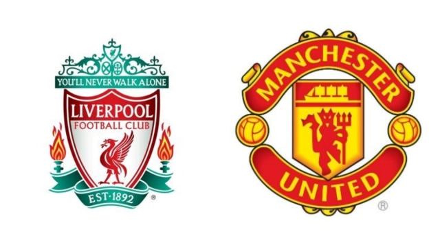 Liverpool vs Manchester United. Foto: Twitter/@LFC dan @ManUTD