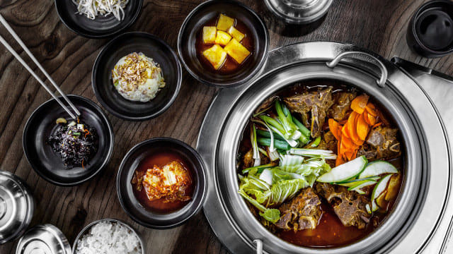 Ilustrasi makanan khas Korea Selatan (Foto: Thinkstock)