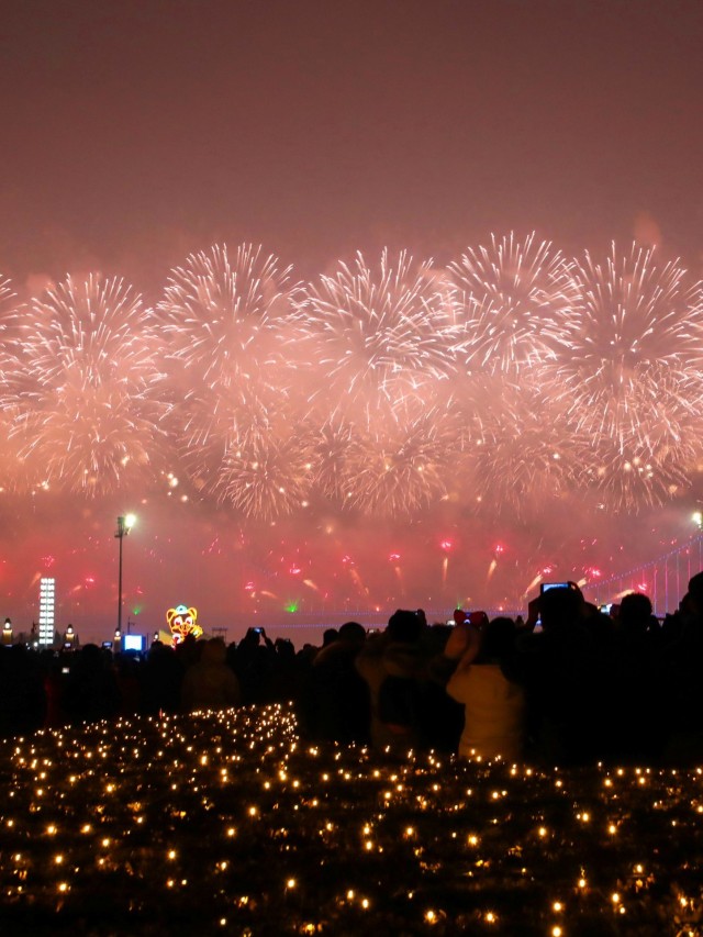 Ilustrasi Imlek.  Foto: AFP/STR