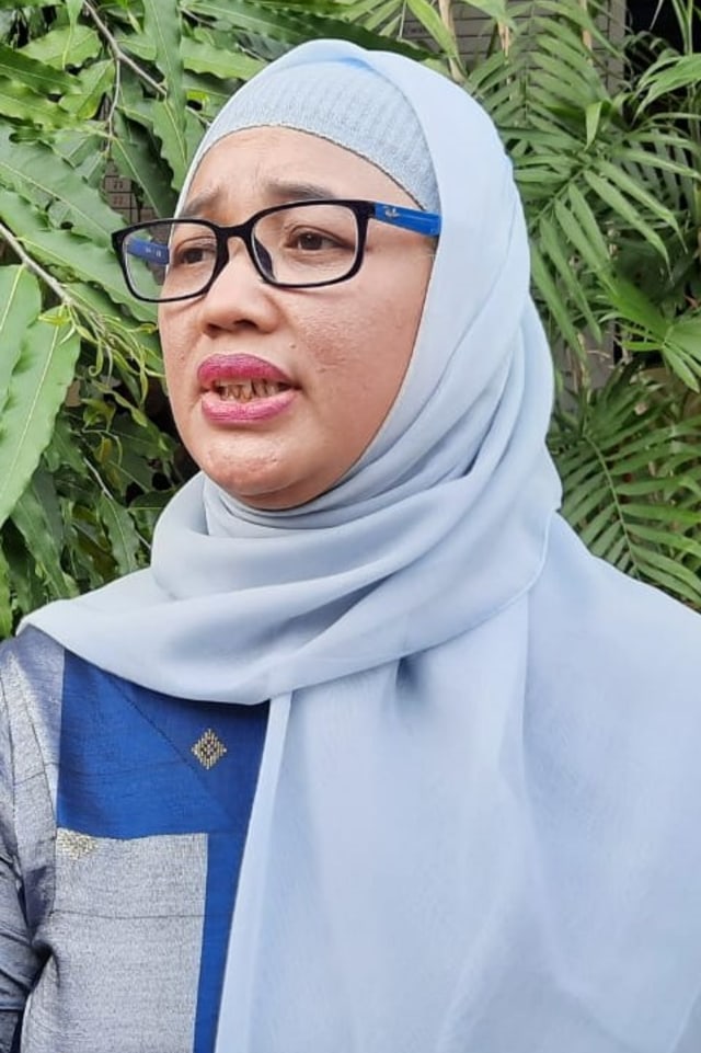 Komisioner KPAI,  Retno Listyarti di SMPN 147 Ciracas. Foto: Reki Febrian/kumparan