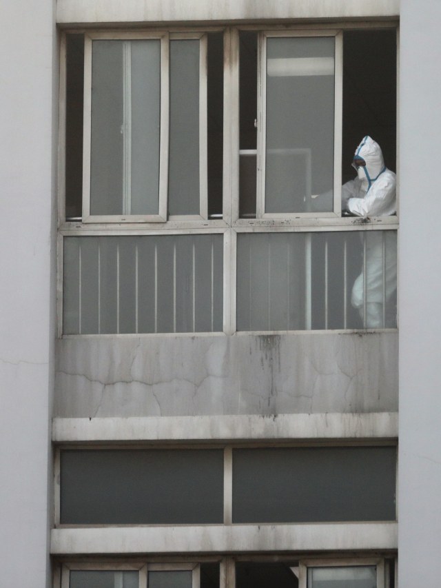 Staf medis di Rumah Sakit Jinyintan, tempat pasien virus corona di Wuhan, China Foto: REUTERS/Stringer 
