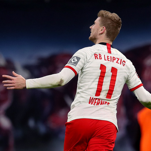 Timo Werner, penyerang andalan RB Leipzig. Foto: Ronny Hartmann / AFP