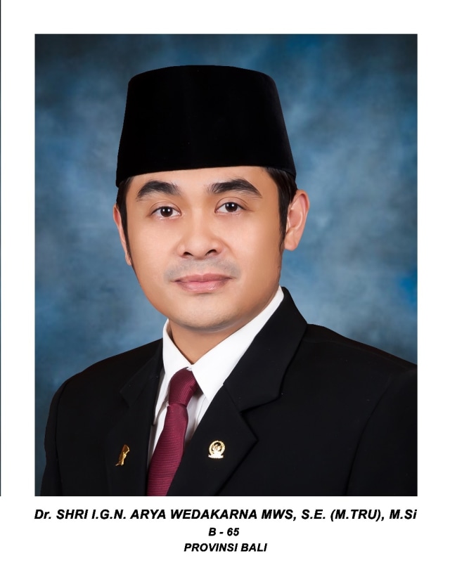 Shri I Gusti Ngurah Arya Wedakarna Mahendradatta Wedasteraputra Suyasa III. Foto: Dok. DPD RI