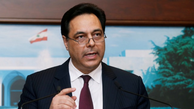 Perdana Menteri Lebanon, Hassan Diab. Foto: REUTERS/Mohamed Azakir