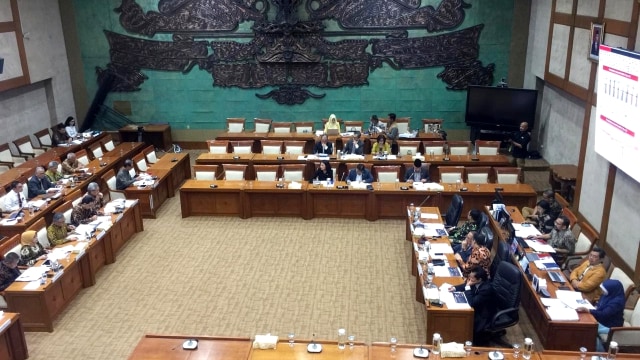 Rapat kerja Komisi XI DPR RI dengan OJK, Rabu (22/1/2020). Foto: Nicha Muslimawati/kumparan