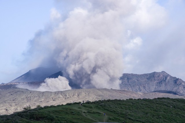 Ilustrasi Mt. Aso Jepang. Foto: Pixabay