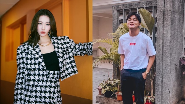 Sunmi dan Rizky Febian akan tampil di 'V Heartbeat 2020.' Foto: Instagram/@miyayeah, @rizkyfbian