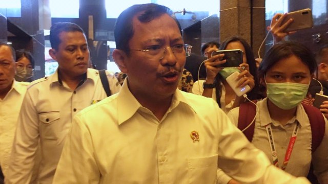 Menkes Terawan di Gedung BRI 2, Kamis (23/1). Foto: Abyan Faisal Putratama/kumparan