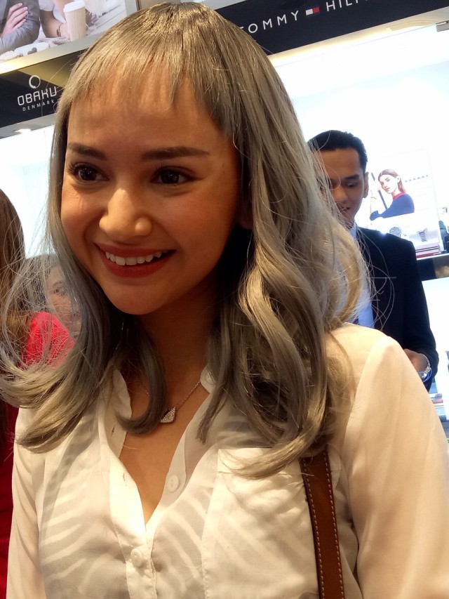 Angelica Simperler di Senayan City, Jakarta Pusat, Kamis (23/1). Foto: D.N Mustika Sari/kumparan