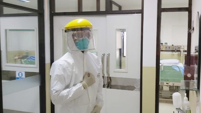 RSHS Bandung sediakan ruang isolasi bagi suspect virus corona. Foto: kumparan