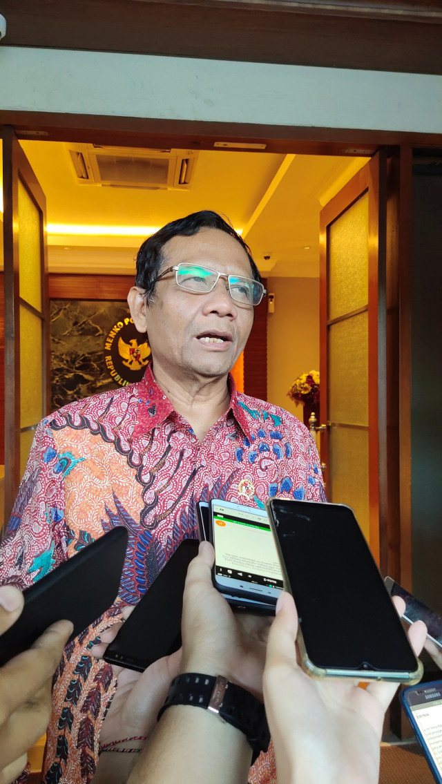 Menko Polhukam Mahfud MD. Foto: Aprilandika Pratama/kumparan